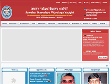 Tablet Screenshot of jnvyadgiri.com